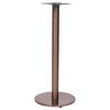 vidaXL Bistro Table Leg Gold Stainless Steel Single Industrial