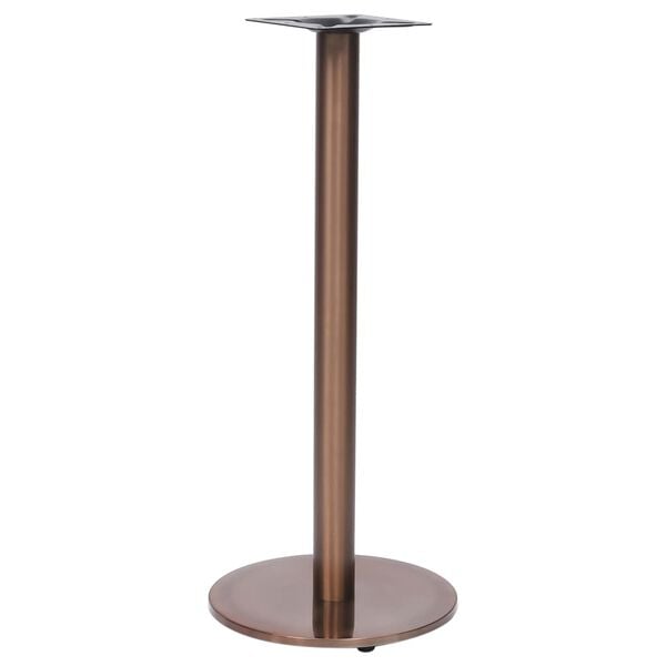 vidaXL Bistro Table Leg Gold Stainless Steel Single Industrial
