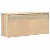 vidaXL Shoe Bench Sonoma oak Engineered wood Standard Shoe Bench