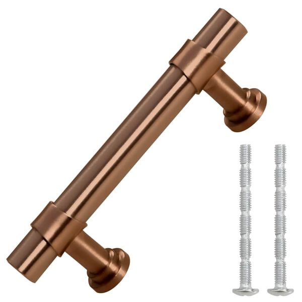 vidaXL Cabinet Handle Set of 10 Bronze Stainless Steel Small Durable