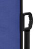 vidaXL Retractable Side Awning Blue