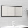 vidaXL Bathroom Furniture Set High gloss grey Engineered wood