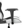 vidaXL Gaming Chair White and Black Faux leather, metal, plywood