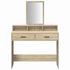 vidaXL Dressing Table with Drawer Sonoma Oak 39.37 x 16.14 x 55.12 in