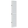 vidaXL Room Divider 6 Panels White Solid Wood Paulownia