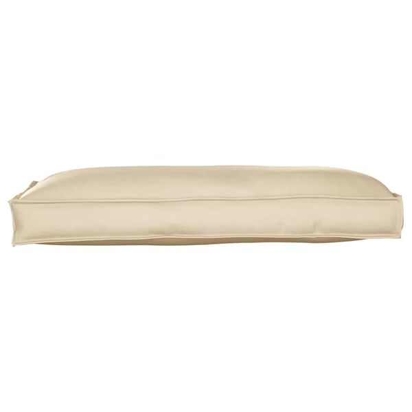 vidaXL Cushion Beige 47.24 x 23.62 x 4.72 in Oxford Fabric