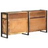 vidaXL Sideboard Mixed Color Solid Reclaimed Wood and Powder-Coated Steel