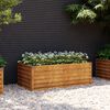 vidaXL Garden Raised Bed Rusty Corten steel Medium Durable