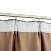 vidaXL Blackout Curtains with Hooks 2 pcs Taupe 55.1x96.5"