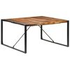 vidaXL Dining Table Natural wood, Black