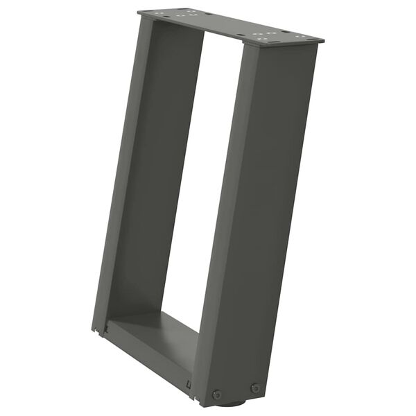 vidaXL Coffee Table Leg Anthracite Powder-Coated Steel