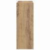 vidaXL Shoe Cabinet artisan oak 23.6" x 8.3" x 22.4" Engineered wood