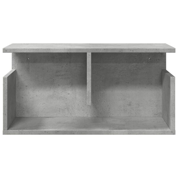vidaXL Wall Cabinet Concrete grey Engineered wood Medium Wall Cabinet