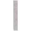 vidaXL Book Cabinet Concrete Grey Engineered Wood Tall Book Cabinet