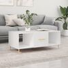 vidaXL Coffee Table White Engineered wood Medium Coffee Table