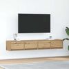vidaXL TV Cabinet Set of 2 Artisan Oak Engineered wood Medium
