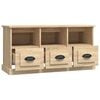 vidaXL TV Cabinet Sonoma Oak Engineered Wood TV Cabinet Rectangular