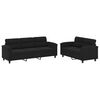 vidaXL Sofa Set Black