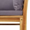 vidaXL Garden Lounge Set Dark gray Solid Acacia wood Modular