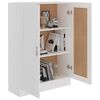 vidaXL Book Cabinet White Engineered wood, MDF Medium Book Cabinet