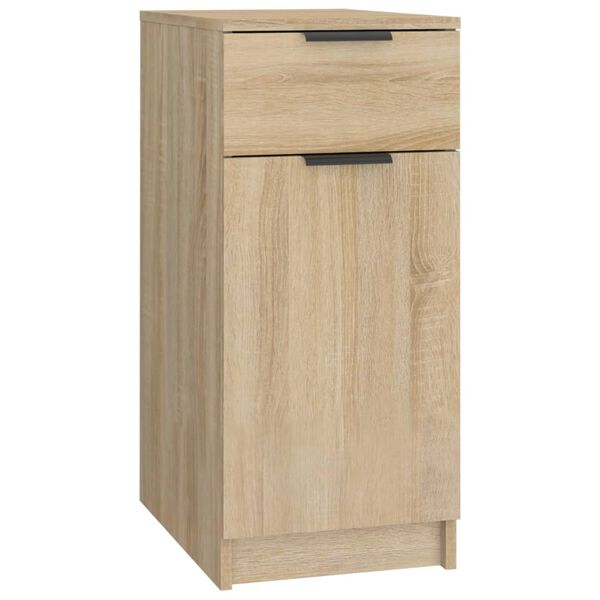 vidaXL Desk Cabinet Sonoma oak Engineered wood Medium Desk Cabinet