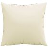 vidaXL Sofa Cushion Set of 4 Cream 100% Polyester 15.7 x 15.7 in