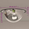 vidaXL Full Domed Traffic Mirror &Oslash;15.7 " Acrylic