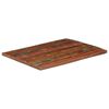 vidaXL Table Top Mixed color Solid reclaimed wood 39.4x31.5x1.5 in
