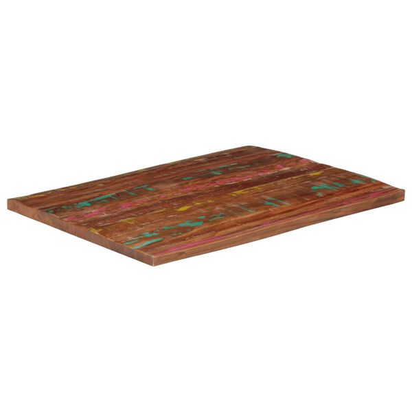 vidaXL Table Top Mixed color Solid reclaimed wood 39.4x31.5x1.5 in
