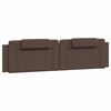 vidaXL Bed Brown, White