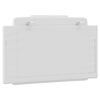 vidaXL Headboard Cushion White