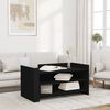 vidaXL Coffee Table Black Engineered wood Medium Coffee Table