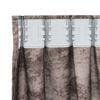 vidaXL Curtain with Curtains 2 pcs Cappuccino 55.1" x 55.1" Velvet
