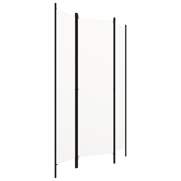 vidaXL 3-Panel Room Divider White 59.1"x70.9"