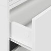 vidaXL Cabinet Set of 2 White Engineered wood Medium Cabinet