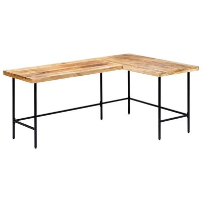vidaXL Desk 70.9"x47.2"x30" Solid Mango Wood