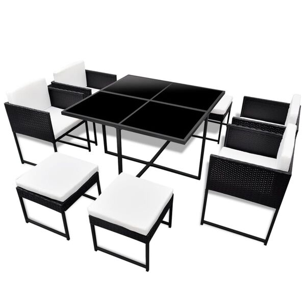 vidaXL Patio Furniture Black