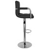 vidaXL Bar Stool Set of 2 Black