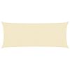 vidaXL Sunshade Sail 1.75 oz/ft&sup2; Cream 6.6x14.8' HDPE