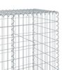 vidaXL Gabion Basket Silver Galvanized Iron 354.3 x 19.7 x 78.7 in