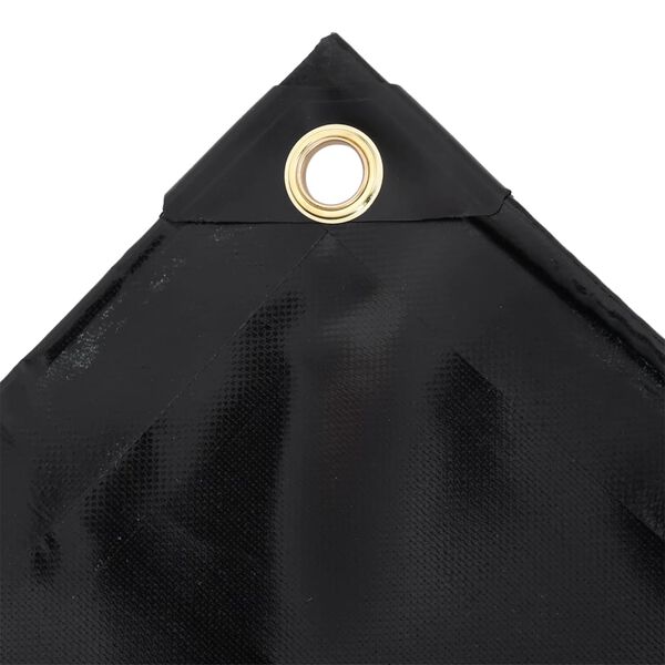 vidaXL Tarpaulin 2.1 oz/ft² 9.8'x9.8' Black