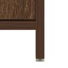 vidaXL Bathroom Cabinet Brown oak Engineered wood Medium