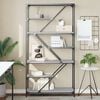 vidaXL Bookshelf Gray Sonoma Engineered wood, Steel