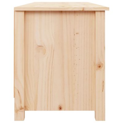 vidaXL Shoe Bench 43.3"x15"x17.9" Solid Wood Pine