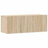 vidaXL TV Cabinet Set Set of 3 Sonoma Oak Engineered Wood Medium