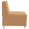 vidaXL Modular Sofa Unit Armless 2 pcs Beige 21.65 x 29.13 x 32.28 in