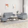 vidaXL Sofa Set Light Gray