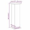 vidaXL Plant Stand Black Oak 12.99 x 12.99 x 39.37 in Engineered wood