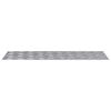 vidaXL Stair Tread Rectangular 4 pcs Silver 35.43 x 11.81 in Aluminium