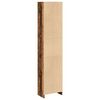 vidaXL Bookcase Old wood Engineered wood Tall Bookcase Rectangular